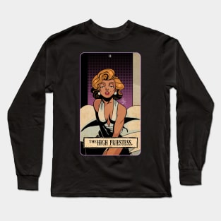 TAROT II - THE HIGH PRIESTESS Long Sleeve T-Shirt